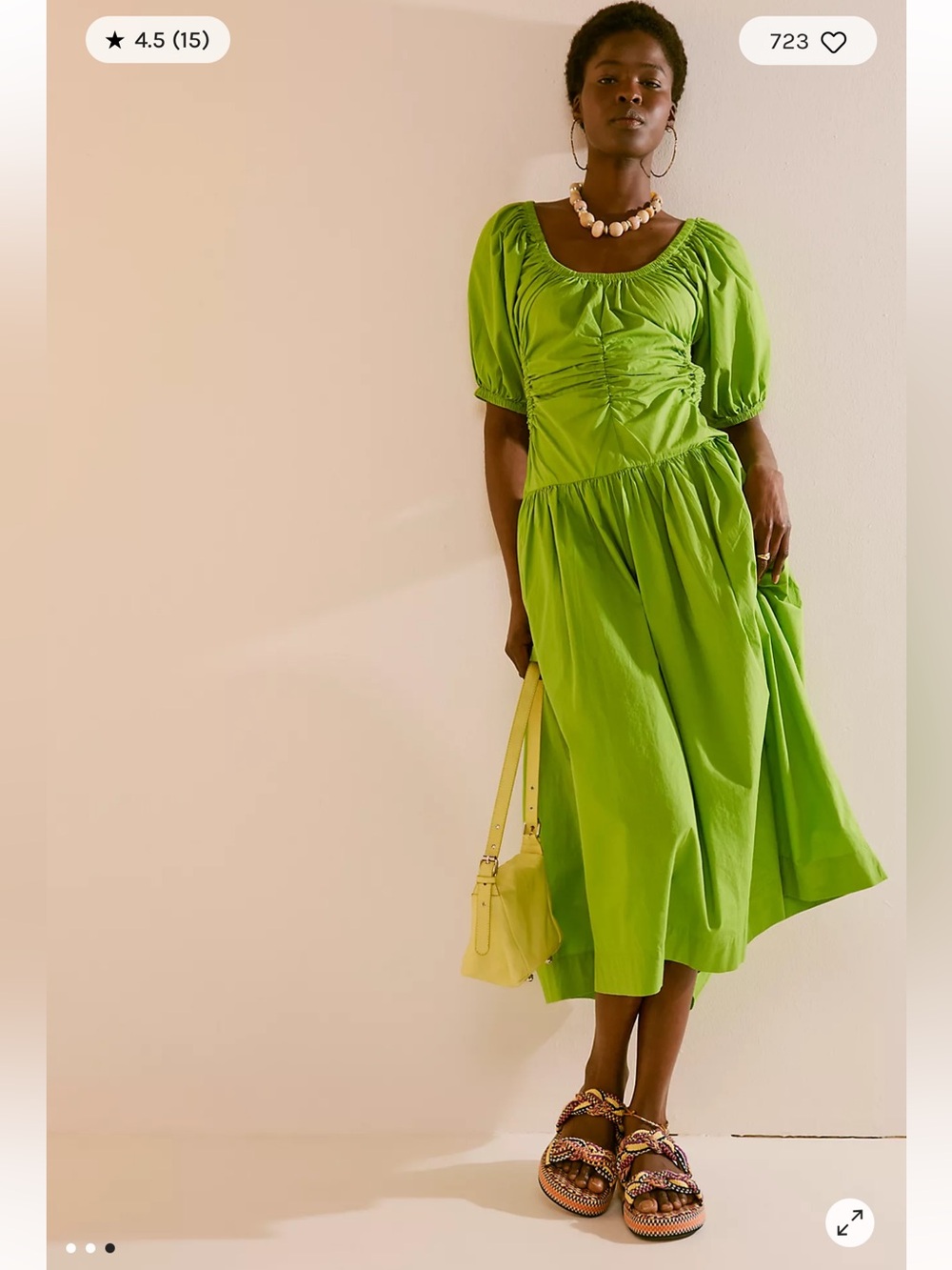 Free people NWT Moonlight Midi Dress SMALL